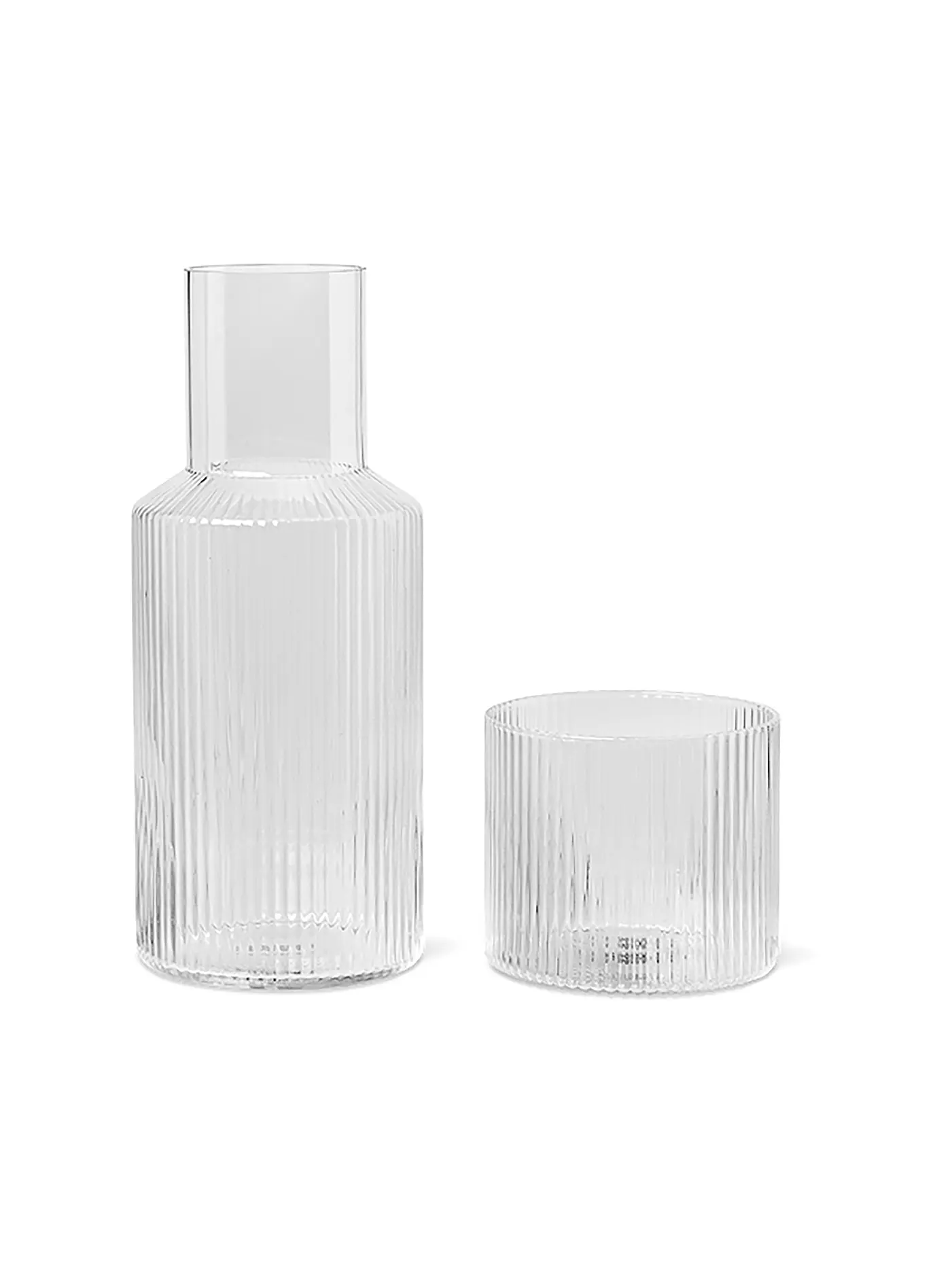 FERM LIVING | Karaffenset RIPPLE SMALL Clear | 